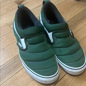 Vans Forest Green Slip-On Shoes